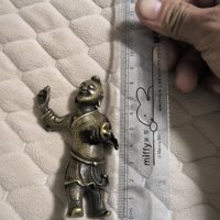 清代善财童子铜造像