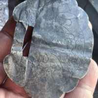 晚清状元银锁片，