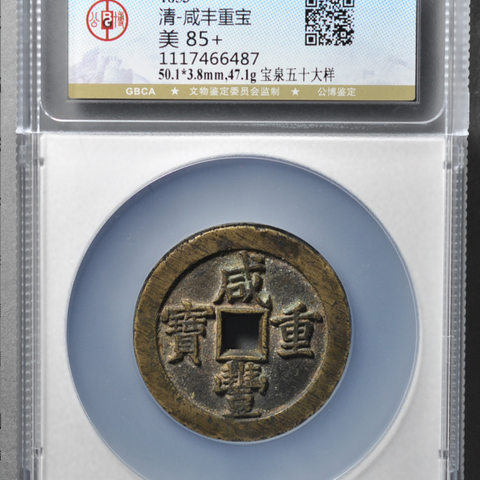 咸丰重宝 宝泉五十大样（仅见品）