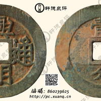 兴朝通宝背壹分竖点壹