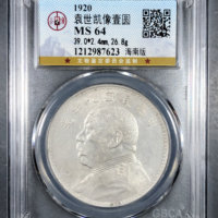 公博 MS64 袁世凯像壹圆九年海南版